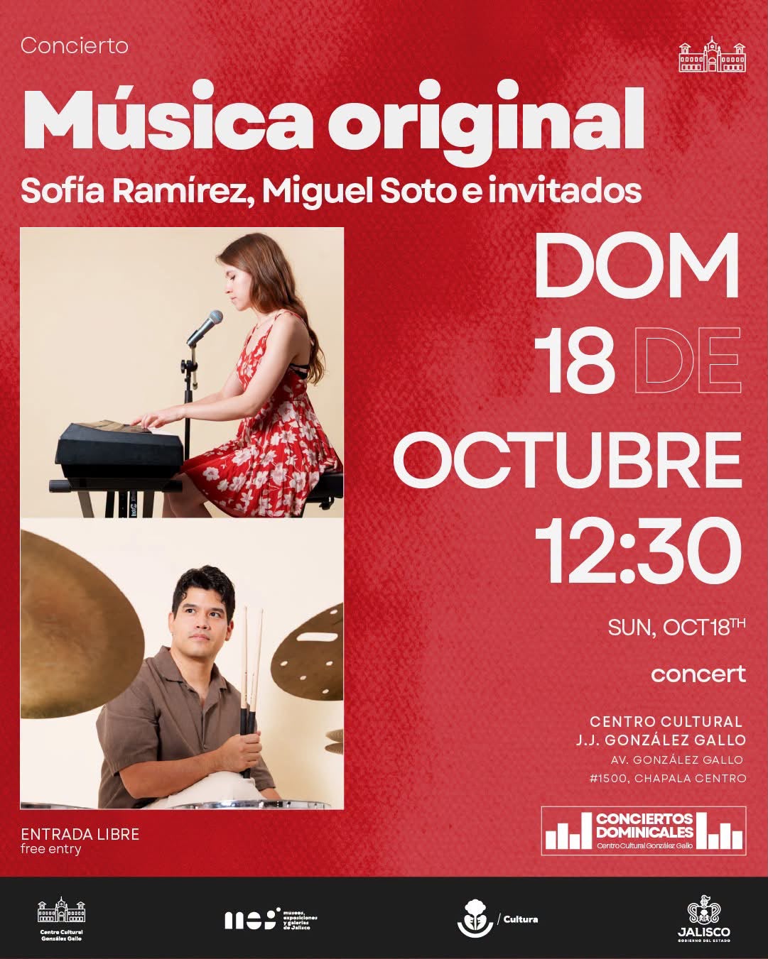 Música original Sofía Ramírez, Miguel Soto e invitados